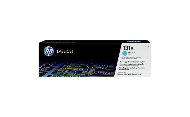 HP 131A Original LaserJet Toner Cartridge (CF210A) Cyan